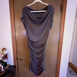 Banana Republic Monogram Gray Dress - with Tags Size M Gray